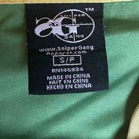 Sniper Gang Nascar Men's Lightweight 3/4 Zip Hoodie Windbreaker Size S/P - Picture 9 of 10